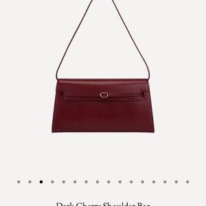 Verafied Dark Cherry Shoulder Bag